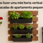 Como fazer uma mini horta vertical