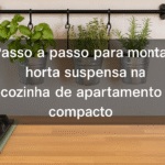 Passo a passo para montar horta suspensa